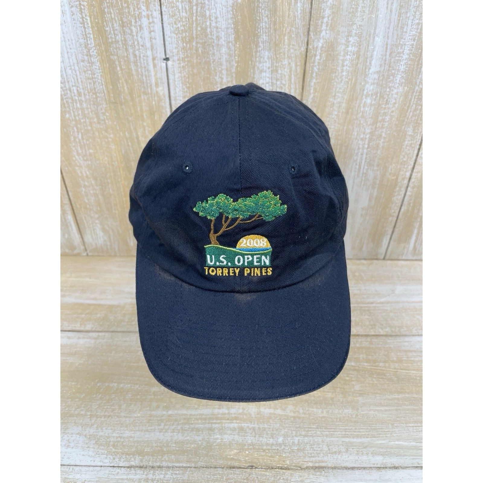 Us Open 2008 Torrey Pines Usga Member Baseball Style Blue Golf Hat Cap